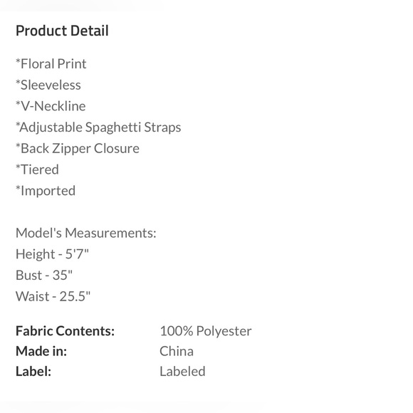 176 Floral Print Maxi Dress - Picture 7 of 7